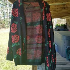Rose Knit Cardigan